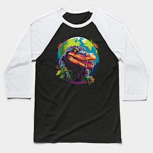 Alligator Earth Day Baseball T-Shirt